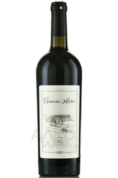 Chateau Andre Merlot - вино Шато Андре Мерло 2022 год 0.75 л красное сухое