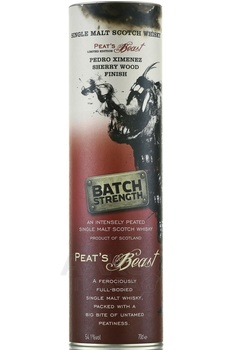 Peats Beast Batch Strength - виски Питс Бист Бэтч Стрэнс 0.7 л в тубе