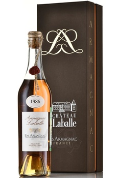 Armagnac Laballe 1986 years - арманьяк Лабалль 1986 года 0.5 л в п/у