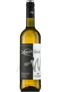 Lauffener Weingartner Schwarzweiss Schwarzriesling - вино Лауффенер Вайнгартнер Шварцвайс Шварцрислинг 2021 год 0.75 л белое сухое