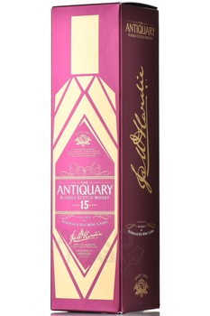 Antiquary 15 Year Old - виски купажированный Антиквари 15 лет 0.7 л в п/у