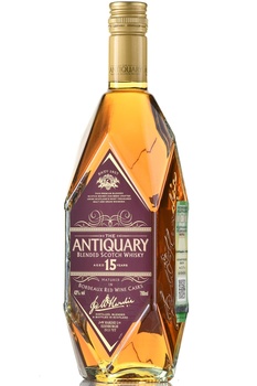 Antiquary 15 Year Old - виски купажированный Антиквари 15 лет 0.7 л в п/у