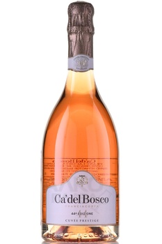 Ca`Del Bosco Franciacorta Cuvee Prestige Rose - игристое вино Ка`Дель Боско Франчакорта Кюве Престиж Розе 0.75 л розовое экстра брют
