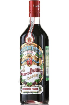 Gabriel Boudier Creme de Cassis de Dijon - ликер Габриэль Будье Крем де Кассис де Дижон 0.7 л