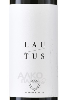 Langhe DOC rosso Lautus Roberto Sarotto - вино Лаутус Ланге ДОК Россо серия Роберто Саротто 2022 год 0.75 л красное сухое
