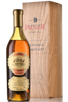 Prunier Vintage 1994 Borderies Cognac - коньяк Прунье Бордери 1994 год 0.7 л в д/у