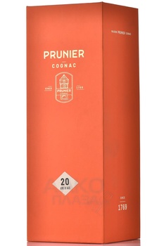 Prunier 20 Years Old - коньяк Прунье 20 лет 0.7 л в п/у