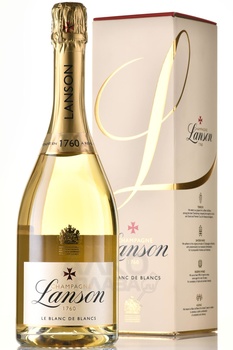Lanson Le Blanc de Blancs Brut - шампанское Лансон ле Блан де Блан Брют 0.75 л белое брют в п/у