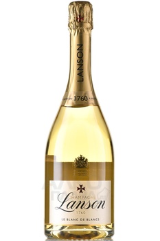 Lanson Le Blanc de Blancs Brut - шампанское Лансон ле Блан де Блан Брют 0.75 л белое брют в п/у