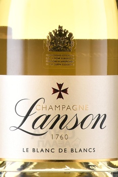Lanson Le Blanc de Blancs Brut - шампанское Лансон ле Блан де Блан Брют 0.75 л белое брют в п/у
