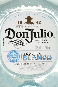 Don Julio Blanco - текила Дон Хулио Бланко 0.75 л