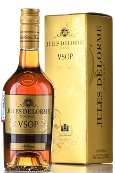 Jules Delorme VSOP - коньяк Жюль Делорм ВСОП 0.5 л в п/у