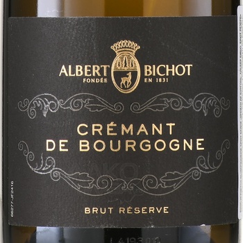 Albert Bichot Cremant de Bourgogne Brut Reserve - игристое вино Альберт Бишо Креман де Бургонь Брют Резерв 0.75 л