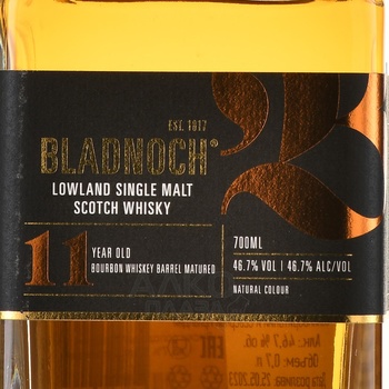 Bladnoch 11 Years Old - виски солодовый Блэднок 11 лет 0.7 л