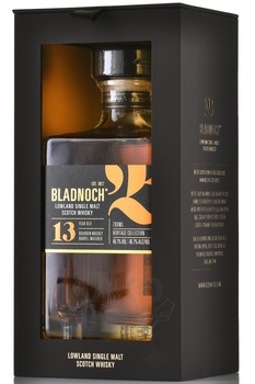 Bladnoch 13 Years Old - виски солодовый Блэднок 13 лет 0.7 л в п/у