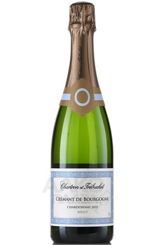 Chartron et Trebuchet Cremant de Bourgogne Chardonnay - вино игристое Шартрон э Требюше Креман де Бургонь Шардоне 0.75 л белое брют