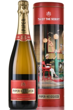 Champagne Piper-Heidsieck Brut - шампанское Шампань Пайпер-Хайдсик Брют 2021 год 0.75 л белое брют в тубе