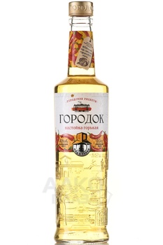 Настойка Городок мёд и перец 0.5 л