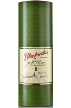 Glenfarclas 8 years - виски Гленфарклас 8 лет 0.7 л в тубе