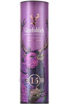 Glenfiddich 15 Year Old Limited Edition - виски Гленфиддик 15 лет Лимитированная серия 0.7 л в тубе