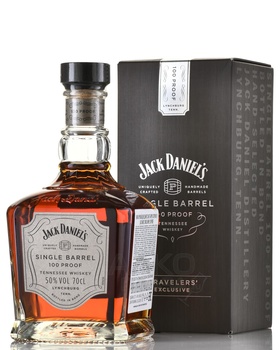 Jack Daniel’s Single Barrel 100 Proof - виски Джек Дэниелс Сингл Баррел 100 Пруф 0.7 л в п/у