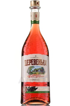 Настойка Сладкая Бузина-Барыня Солнечная Деревенька на солодовом спирте 0.5 л