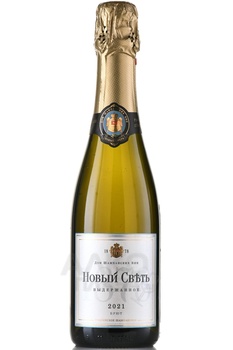 Игристое вино Новый Свет Выдержанное 0.375 л белое брют