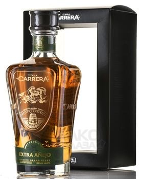 Carrera Extra Anejo - текила Каррера Экстра Аньехо 0.75 л в п/у