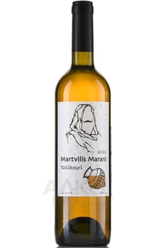 Martvilis Marani Tsolikouri - вино сортовое Мартвилис Марани Цоликоури 0.75 л 2019 год белое сухое