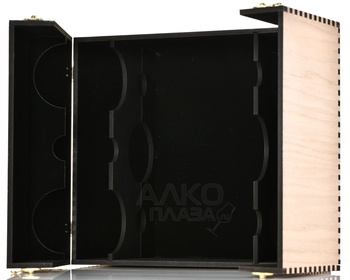 Футляр Белый с отделкой бархат на 6 бутылок Бургонь Ф0366