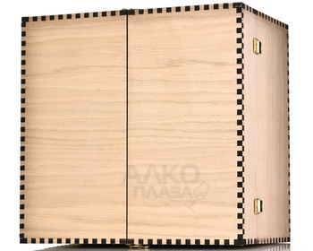 Футляр Белый с отделкой бархат на 6 бутылок Бургонь Ф0366