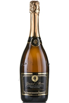 Grand Mane - вино игристое жемчужное Гранд Манэ 0.75 л белое полусладкое