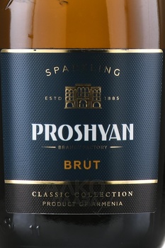 Вино игристое Прошян 0.75 л белое брют