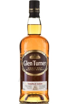 Glen Turner Triple Cask Single Malt - виски Глен Тёрнер Трипл Каск Сингл Молт 0.7 л в тубе