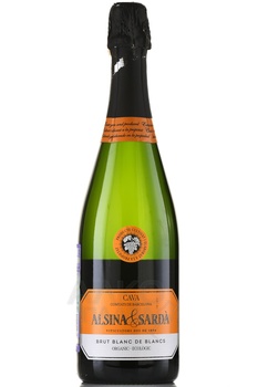 Alsina & Sarda Cava Brut Blanc de Blancs - игристое вино Альсина и Сарда Кава Брют Блан де Блан 0.75 л белое брют