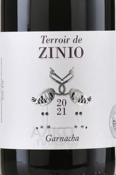 Zinio Garnacha - вино Зиньо Гарнача 2021 год 0.75 л красное сухое