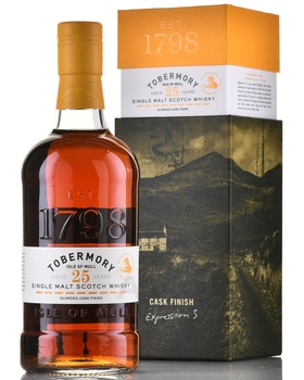 Tobermory 25 Years Old - виски Тобермори 25 лет 0.7 л в п/у