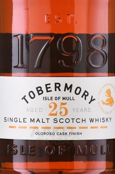 Tobermory 25 Years Old - виски Тобермори 25 лет 0.7 л в п/у