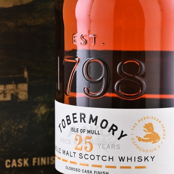 Tobermory 25 Years Old - виски Тобермори 25 лет 0.7 л в п/у