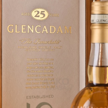 Glencadam 25 Years Old - виски Гленкадам 25 лет 0.7 л в д/у