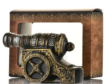 Коньяк КВ Семь звезд 7 лет сувенирная бутылка Пушка 0.33 л п/у