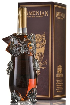 Коньяк Пять звезд 5 лет Сова сувенирная бутылка 0.5 л п/у