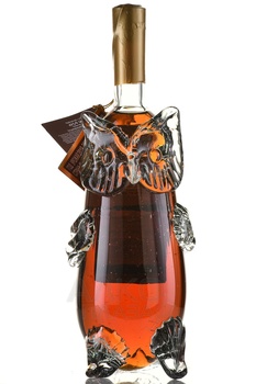 Коньяк Пять звезд 5 лет Сова сувенирная бутылка 0.5 л п/у