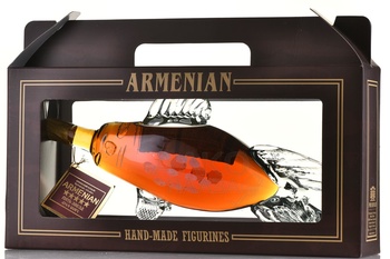 Коньяк Пять звезд 5 лет Рыба сувенирная бутылка 0.5 л п/у