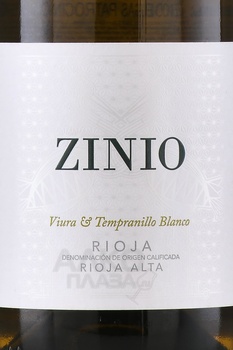 Zinio Viura & Tempranillo Blanco - вино Зиньо Виура-Темпранильо Бланко 2023 год 0.75 л белое сухое