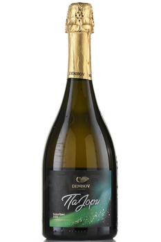 Вино игристое Пино Нуар Шардоне 0.75 л белое брют ГКФХ Денисова Т.Н.