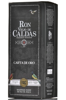 Viejo de Caldas Anejo 8 anos - ром Вьехо де Кальдас Аньехо 8 лет 0.7 л