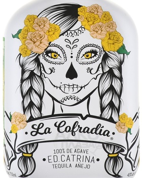 La Cofradia Ed Catrina Anejo - текила Ла Кофрадия Катрина Аньехо 0.75 л