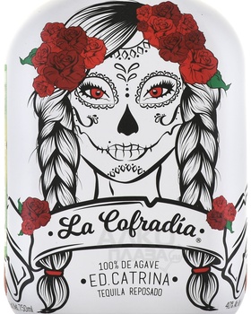 La Cofradia Ed Catrina Reposado - текила Ла Кофрадия Катрина Репосадо 0.75 л
