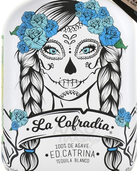 La Cofradia Ed Catrina Blanco - текила Ла Кофрадия Катрина Бланко 0.75 л